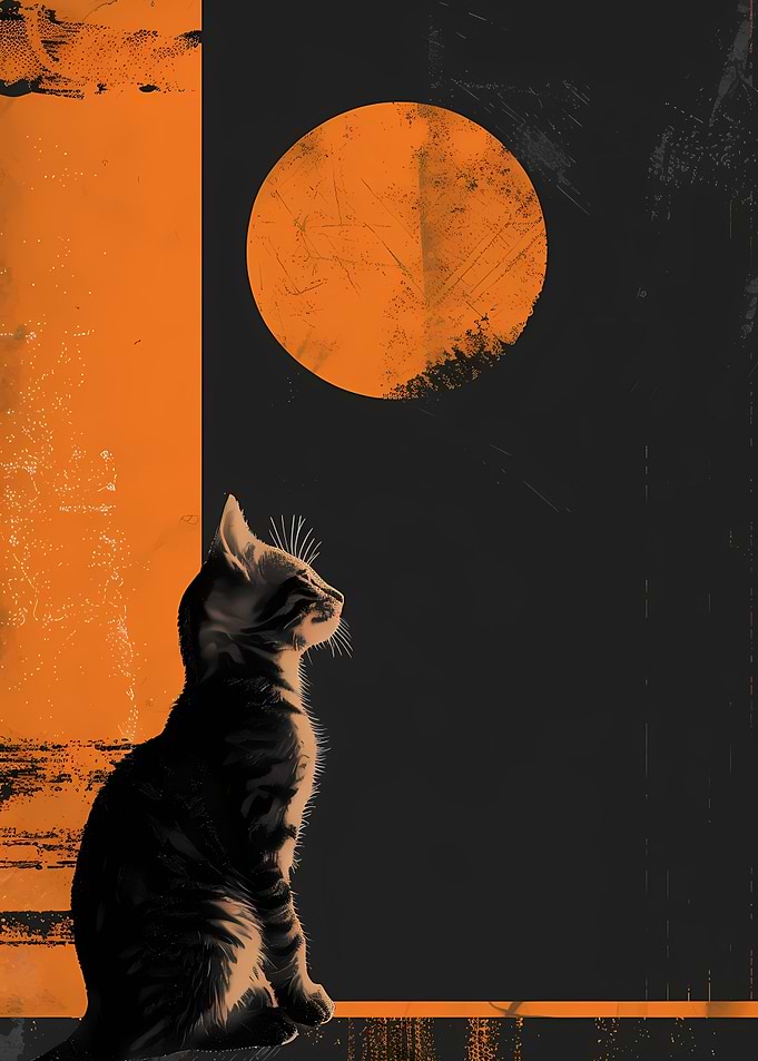 Cat Modern Art
