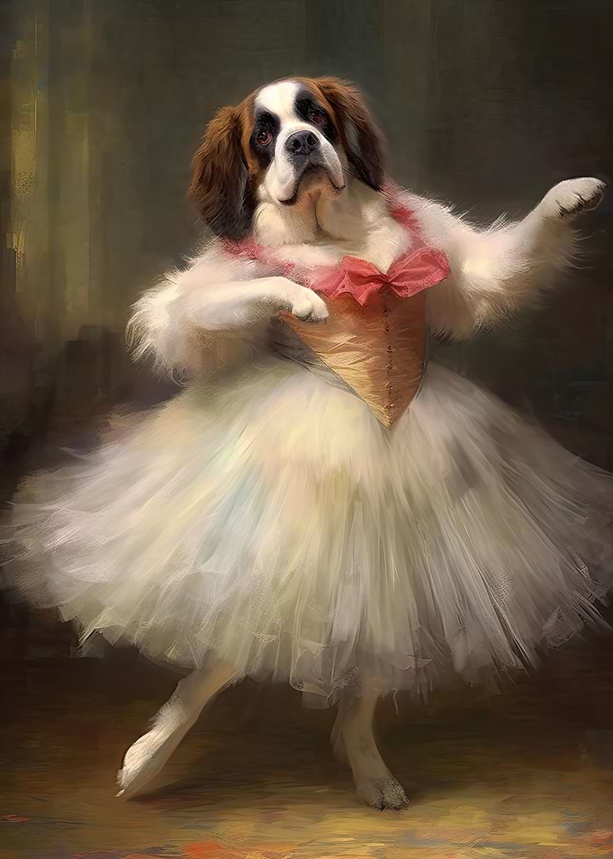 Saint Bernard Ballerina