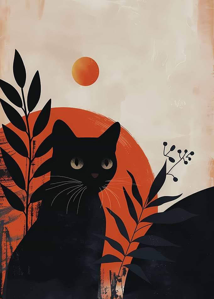 Cat Modern Art