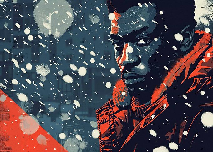Retro Cool Snowfalls Pop