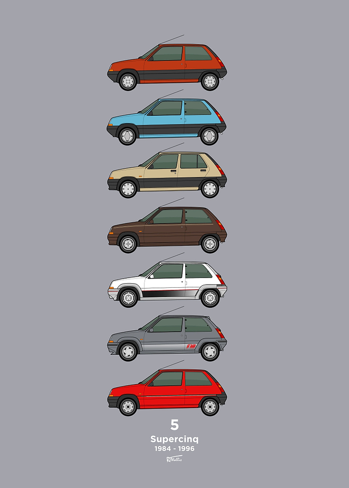 Supercinq classic cars