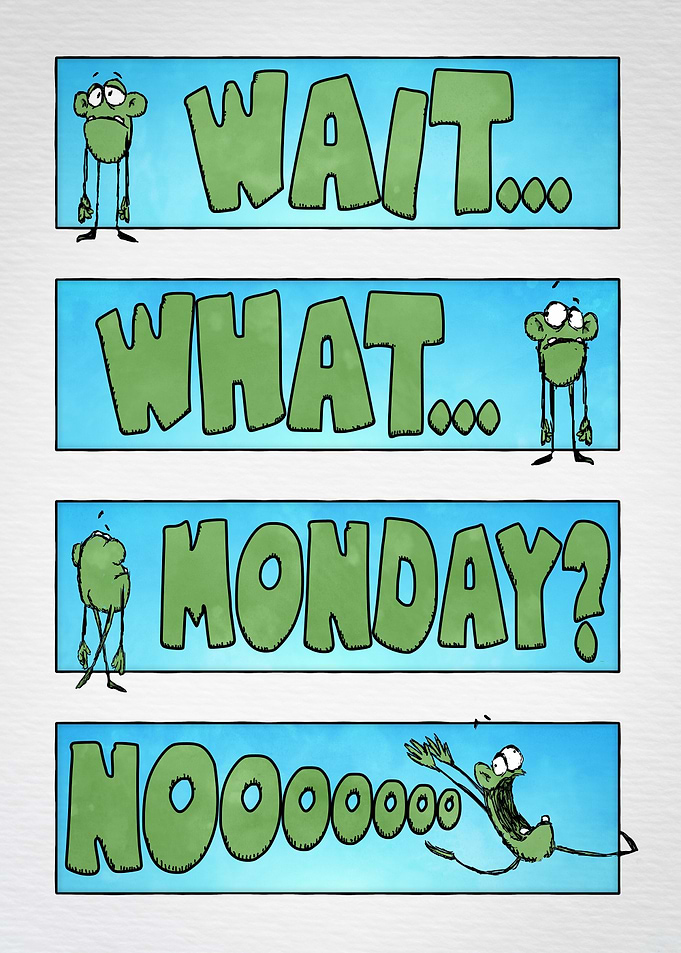 Monday Hating Monster