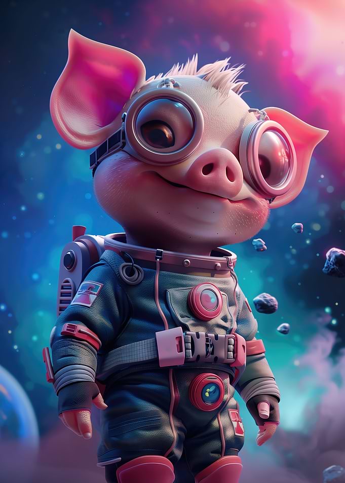 Space Suit Piglet