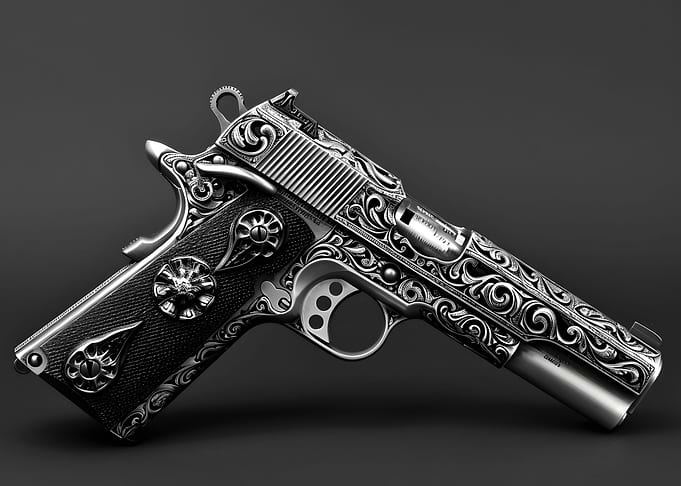1911 Colt Surreal Metal