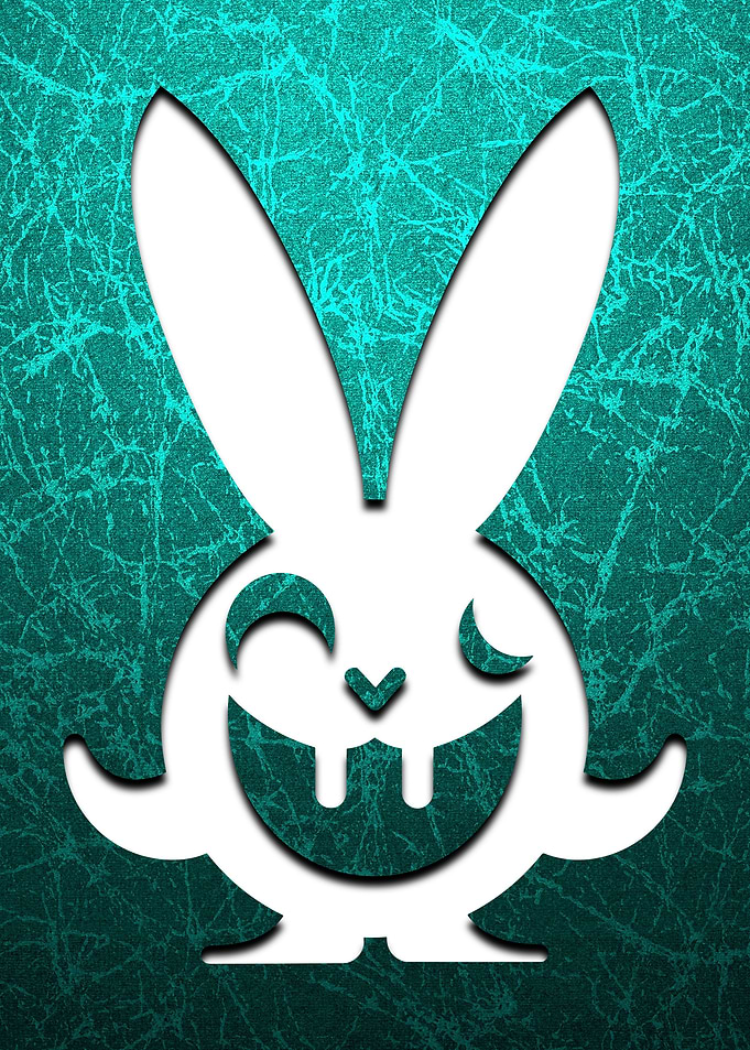 Cute Rabbit Smile Texture