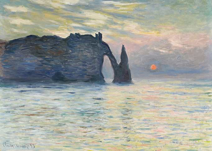 The Cliff Sunset