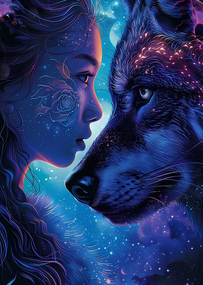 Mystical Galaxy Animals
