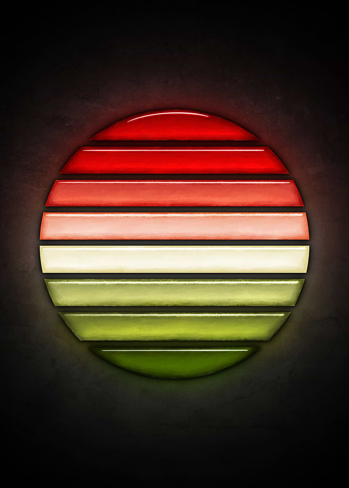 Retro Melon Sunset