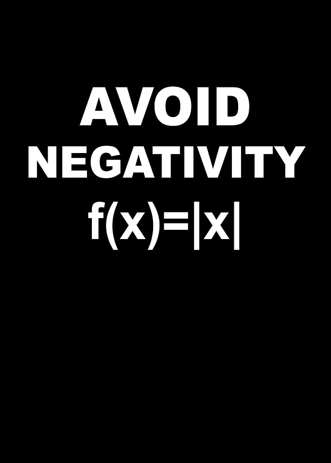 Avoid negativity math