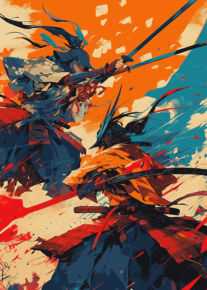 Epic Samurai Ink Battle
