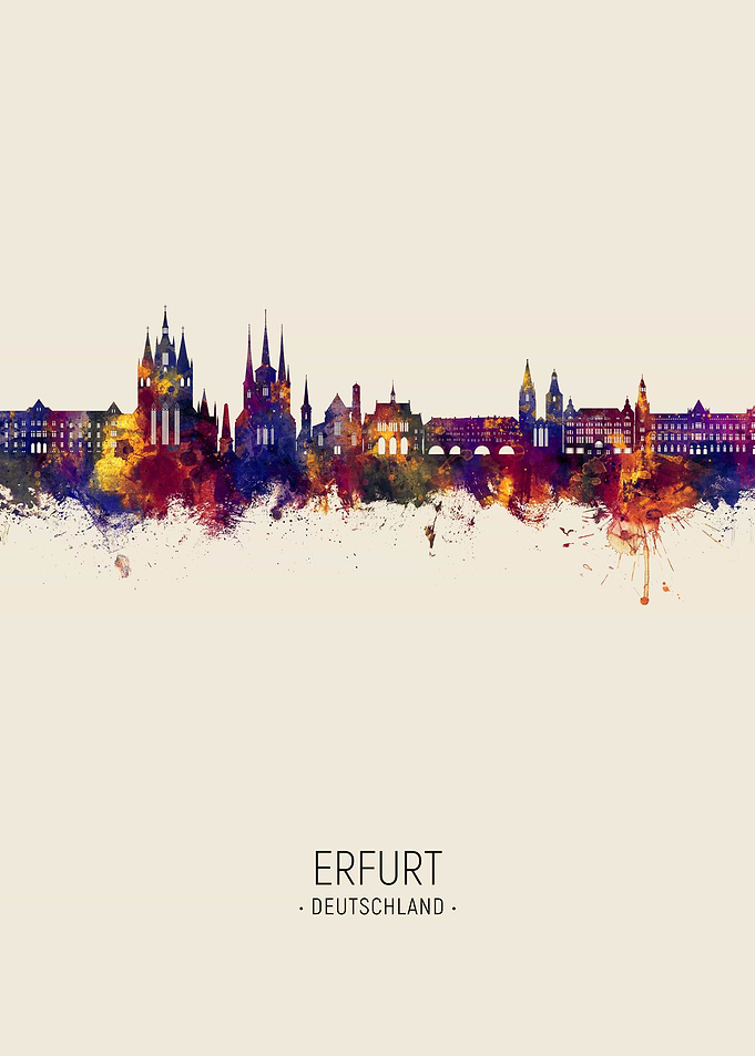 Erfurt Skyline Germany
