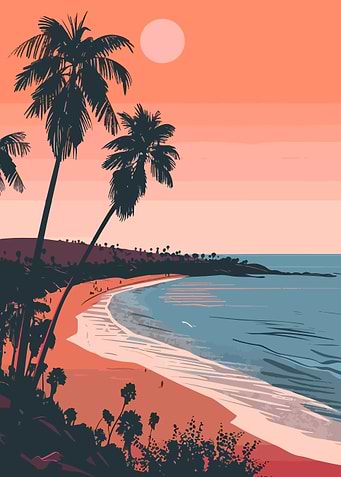 Malibu California Beach