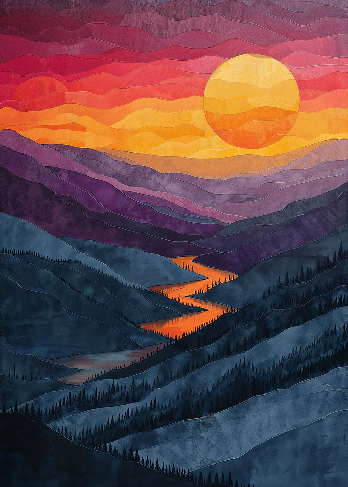 Warm Mountain Hue