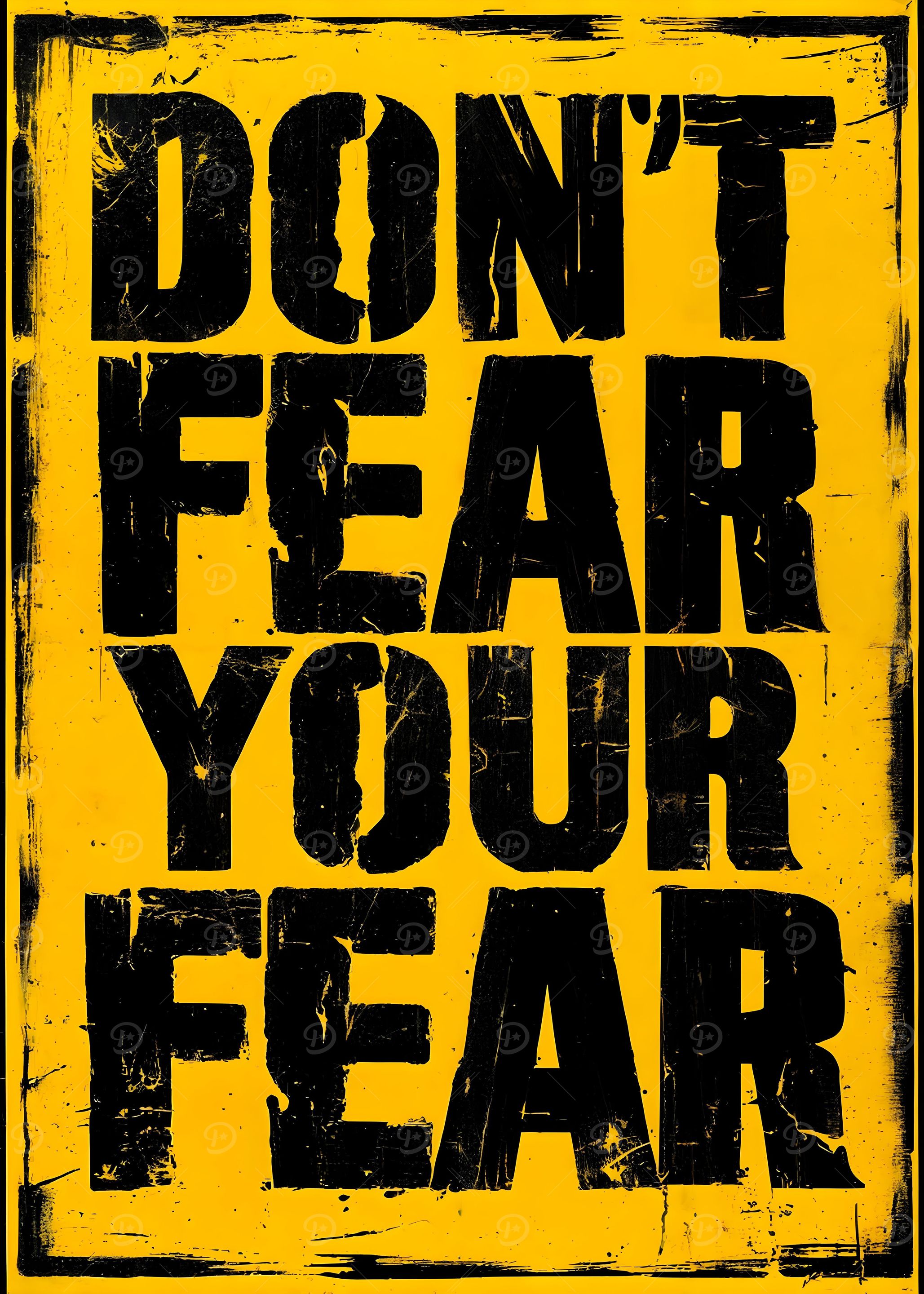 dont fear your fear