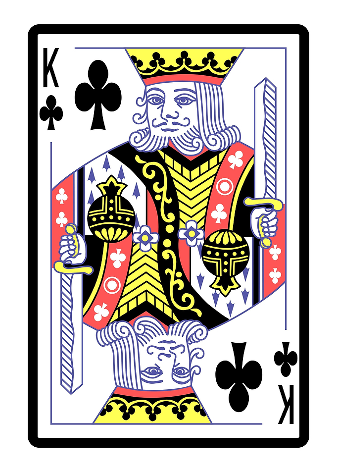 King of Clubs Playing Card