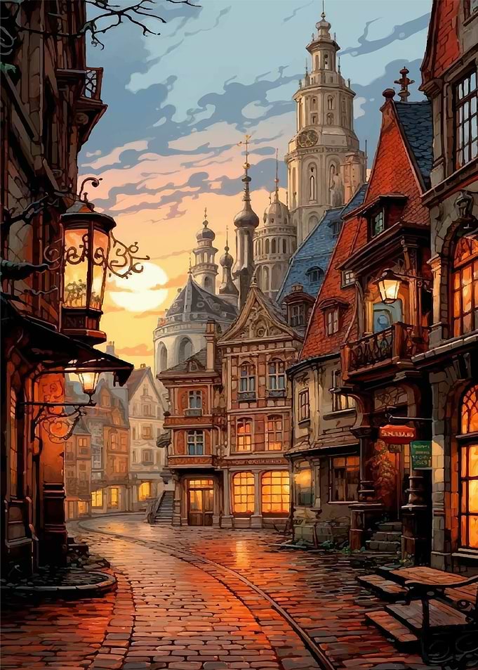 european city