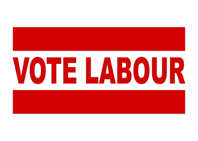 Vote Labour Ink Stamp