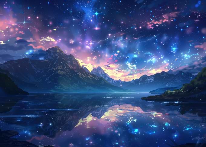 Starry Mountain Mirage