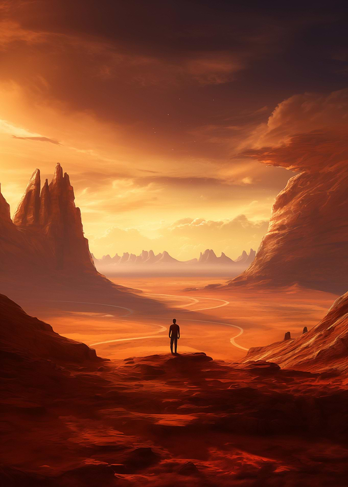 Sunset in the Sand