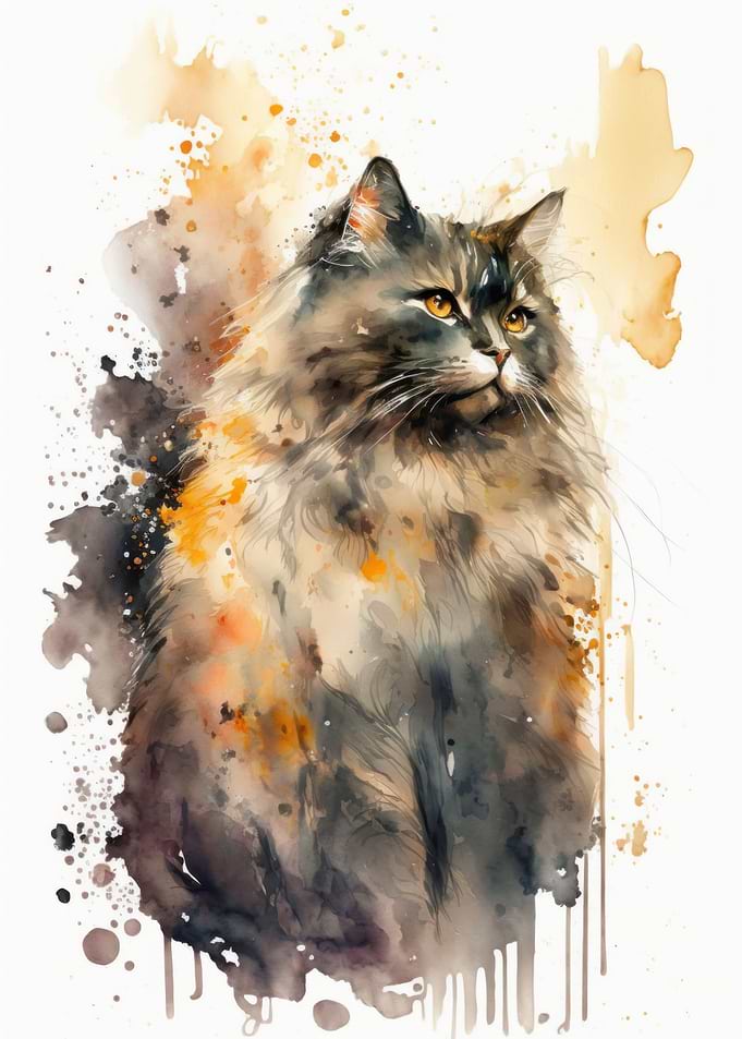 Asian Semi longhair Cat