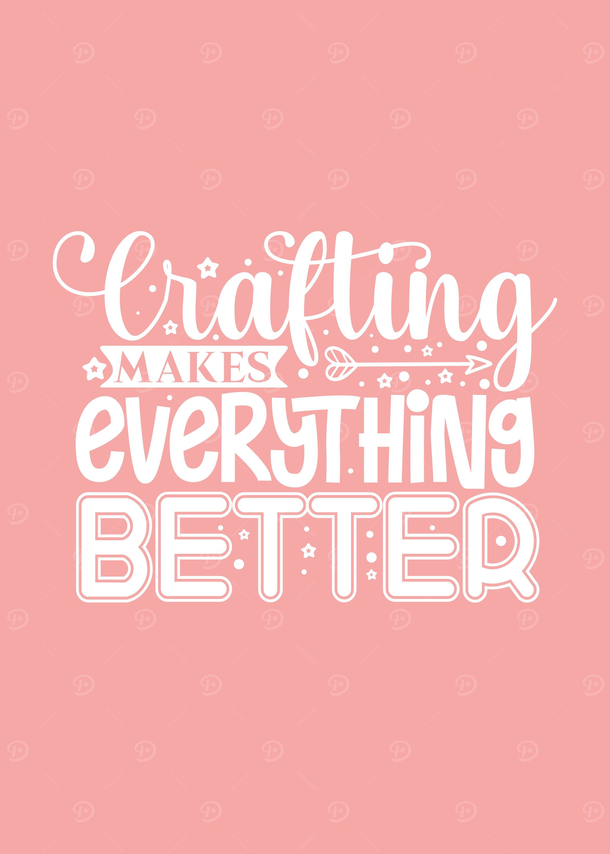 Crafting makes better