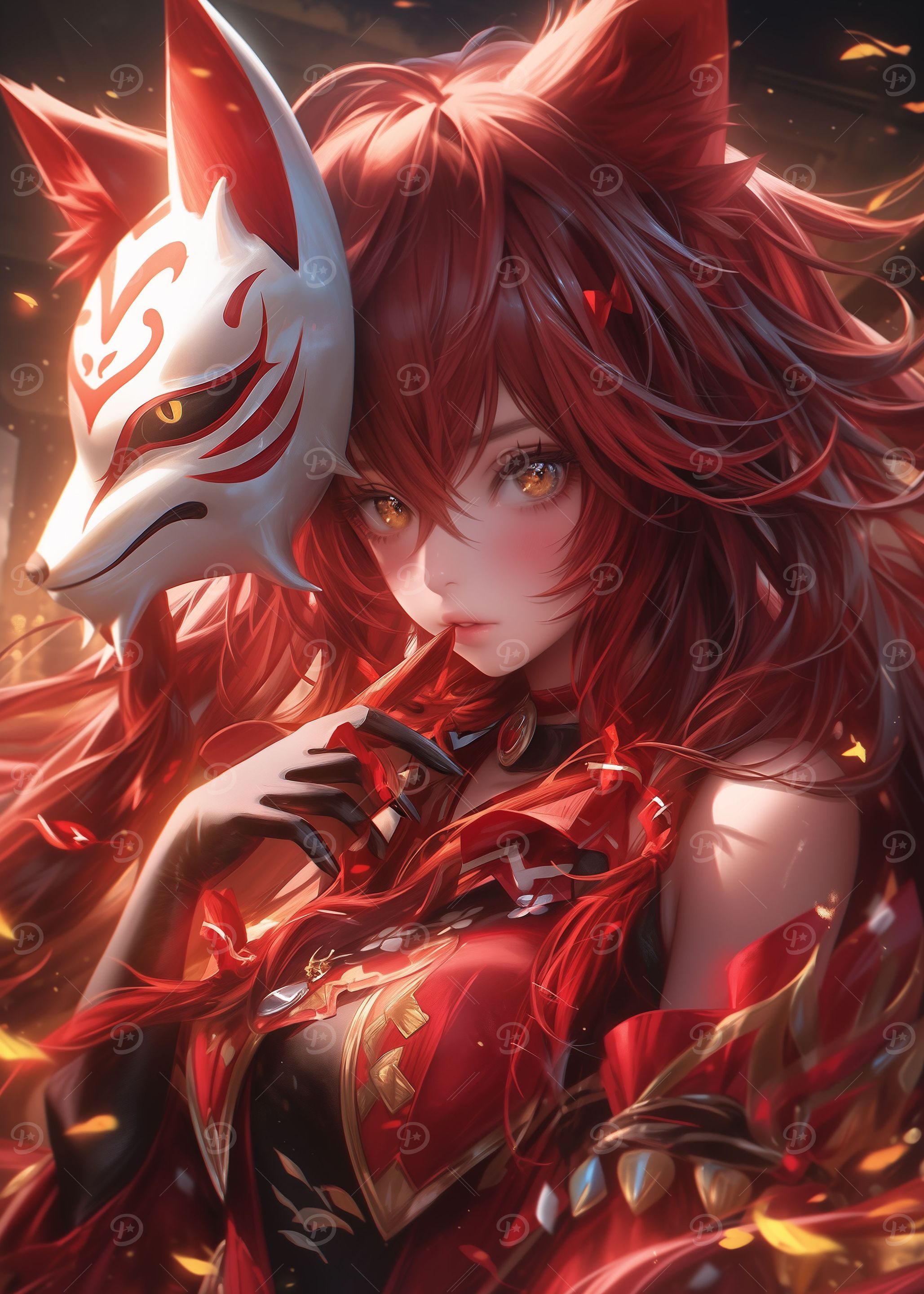 Anime Kitsune Girl