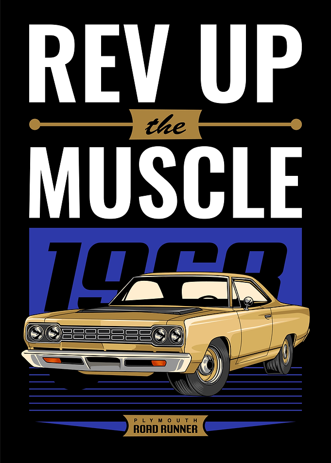 Retro Road Runner Car
