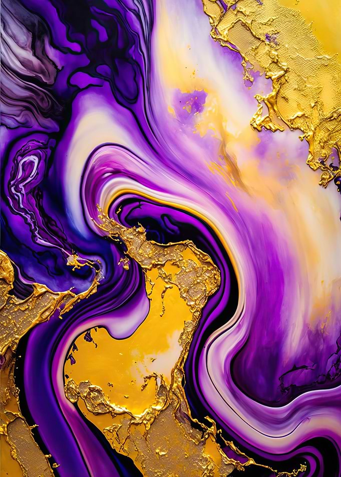 Abstract Alcohol Ink Style