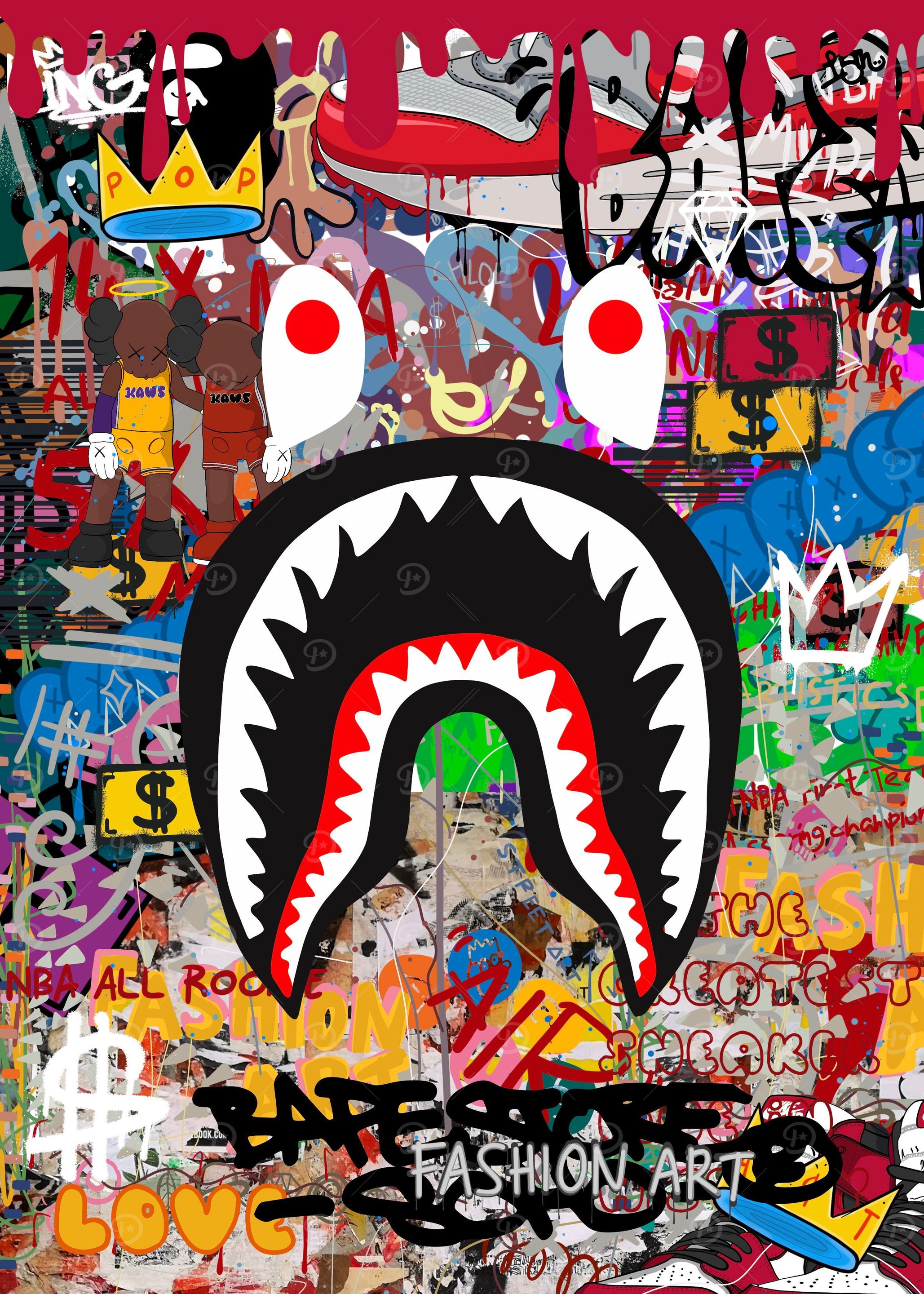 Hype graffiti art