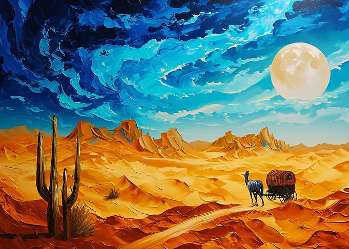 Desert Caravan Journey