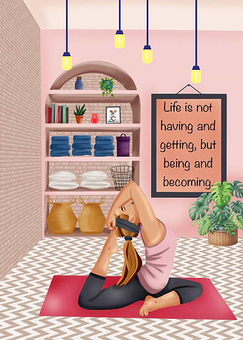 Yoga Motivational Art 2