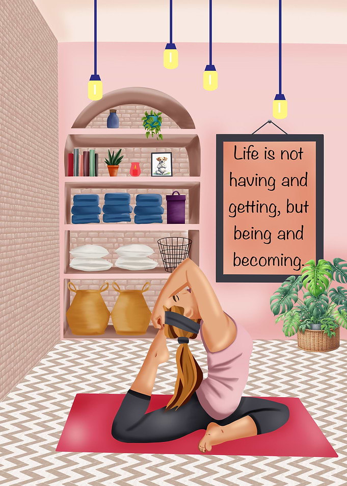 Yoga Motivational Art 2