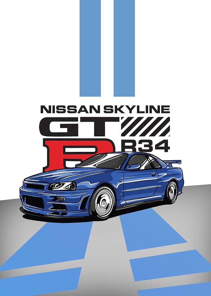 nissan skyline sport car