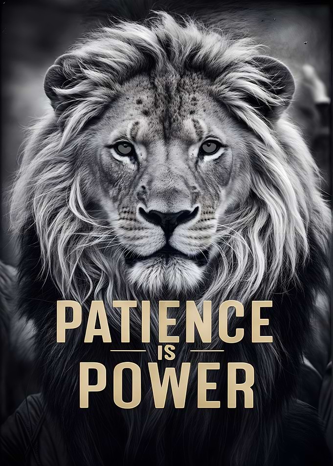lion patience is power