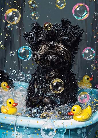 A Affenpinscher dog