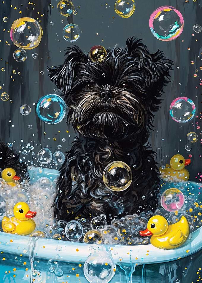 A Affenpinscher dog