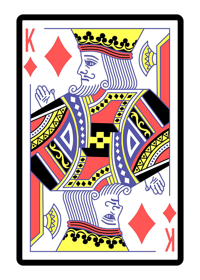 King of Diamonds Card