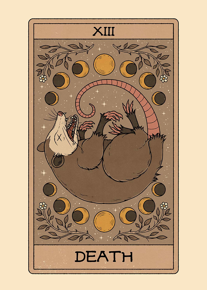 Death Possum Tarot