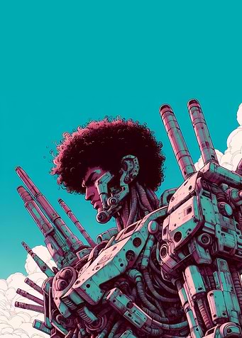 Afro Mecha Warrior 2