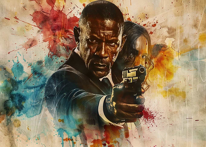 Spy Comedy Artwork Waterc