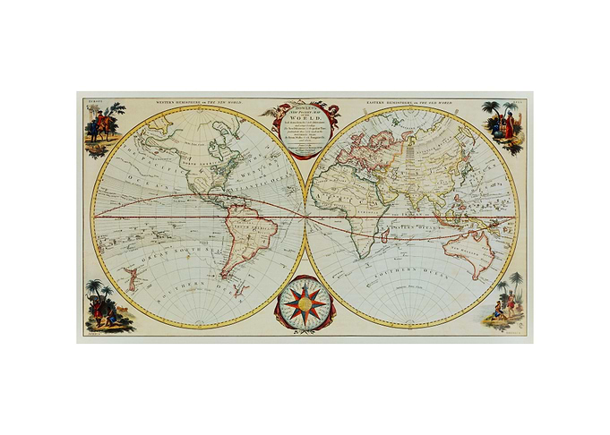 Antique Map of The World