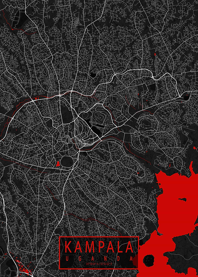 Kampala City Map Oriental