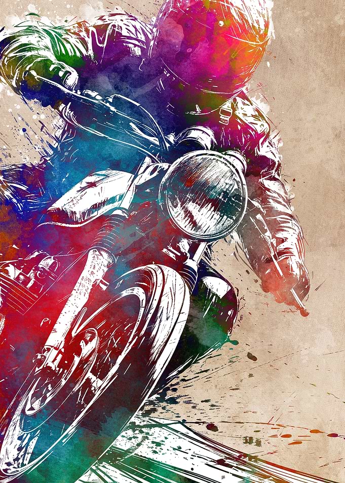 Motor sport art 6