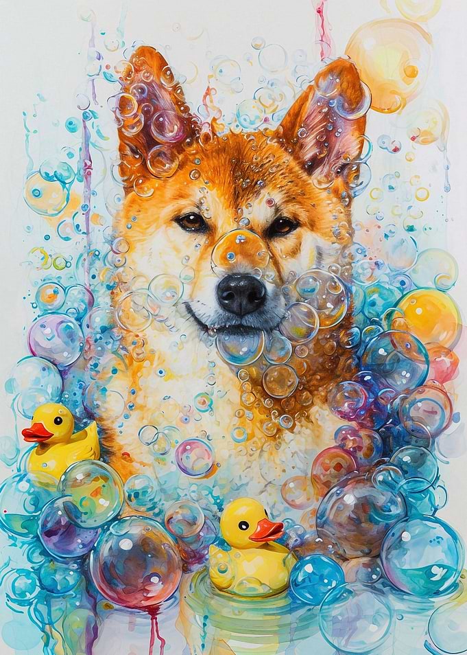 A Akita dog