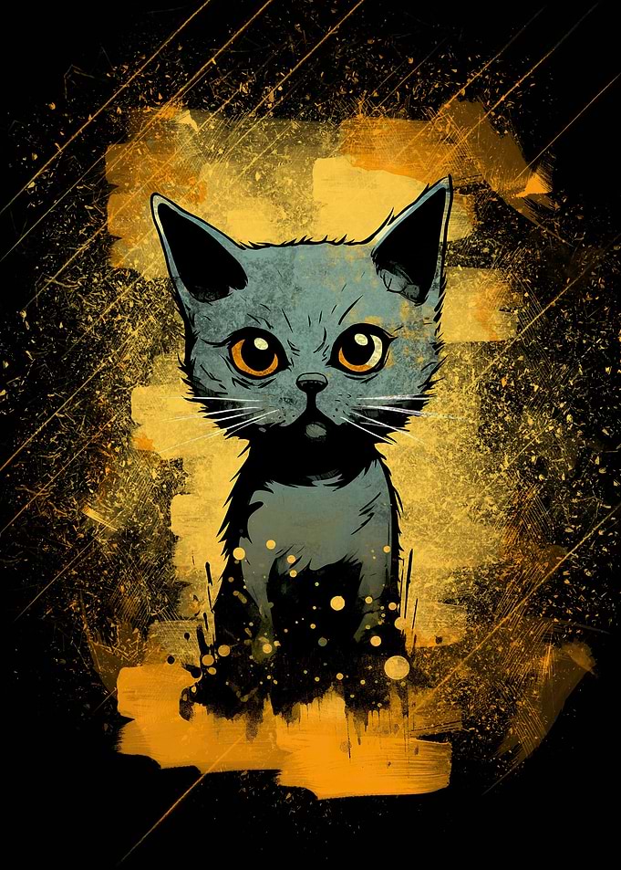 abstract cat