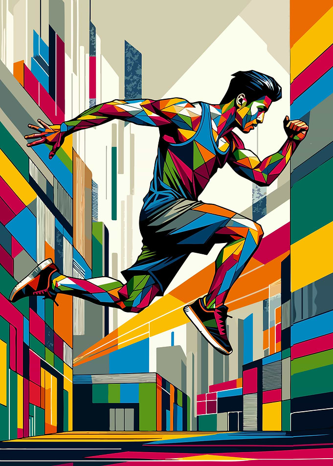 Parkour street sport wpap