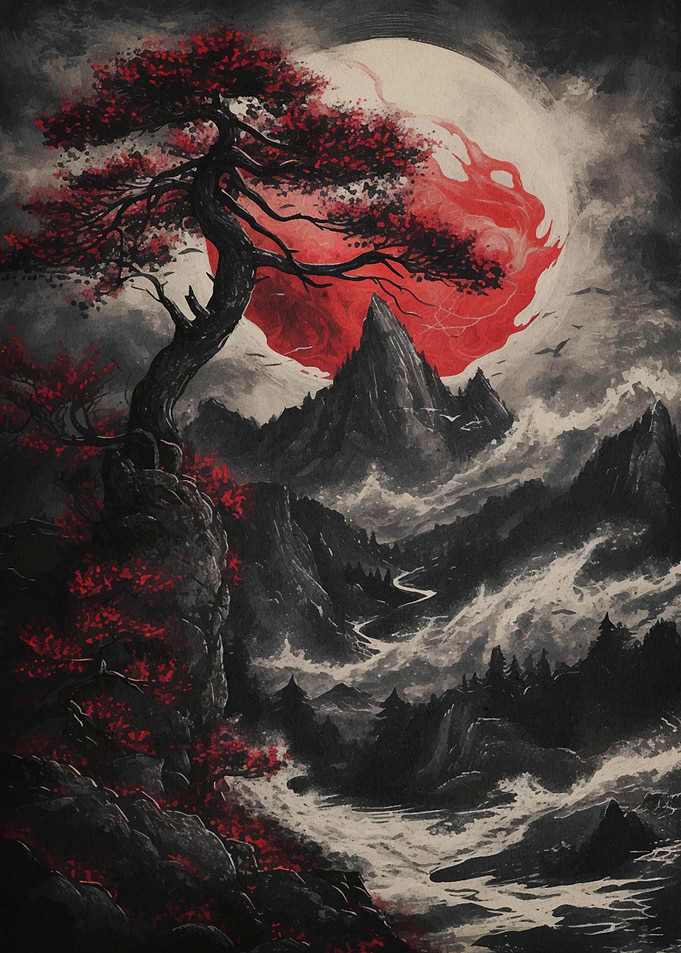 Japanese Black Red
