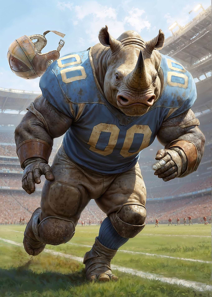 Gridiron Rhinoceros Ball