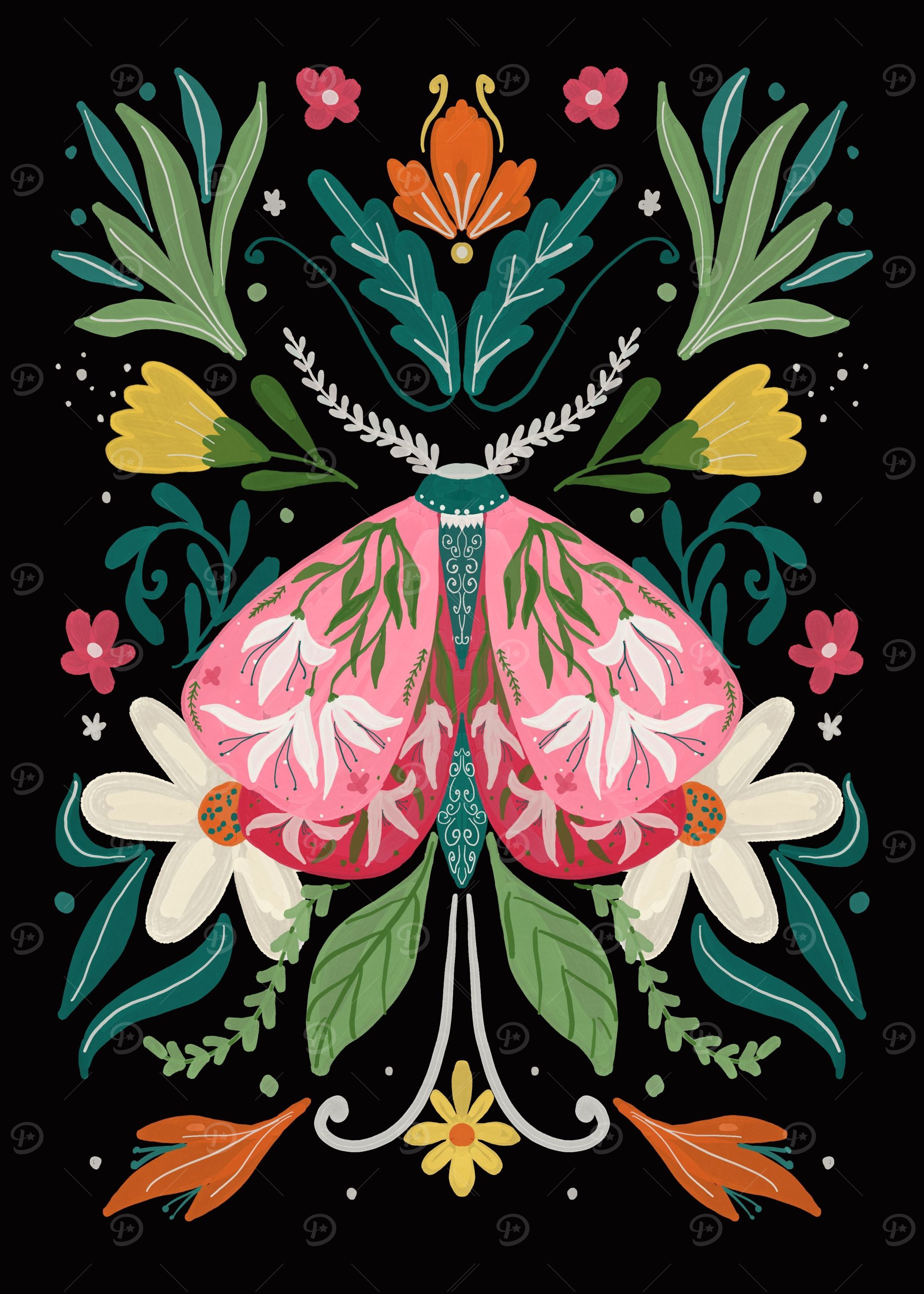 Nature Bug Flowers