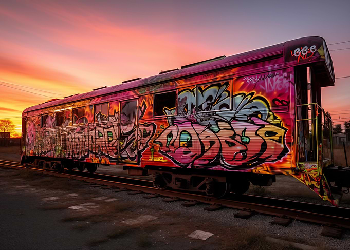 Urban Graffiti Street Art